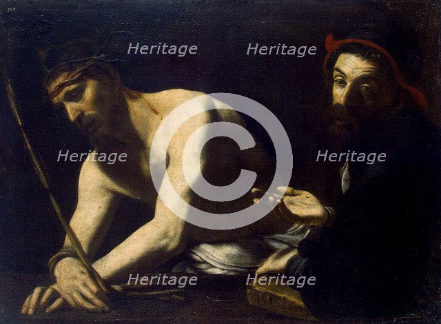 Christ and Caiaphas', 1615-1620.  Creator: Caracciolo, Giovanni Battista (1578-1635).