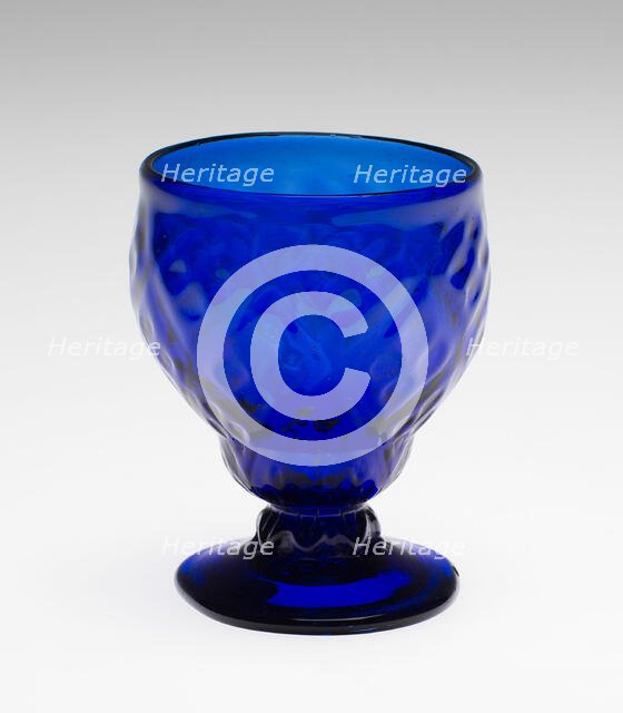 Salt, 1784/95. Creator: New Bremen Glass Manufactory.