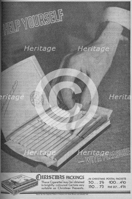 'Christmas Packings Help Yourself - With Pleasure', 1934, (1934). Artist: Unknown.