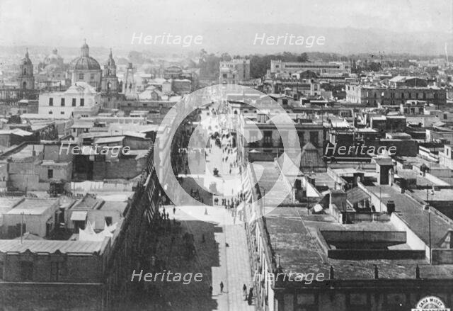 General View, Mexico City, Mexico, 1913. Creator: Unknown.