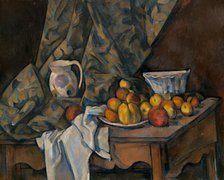 Still Life with Apples and Peaches, c. 1905. Creator: Paul Cezanne.