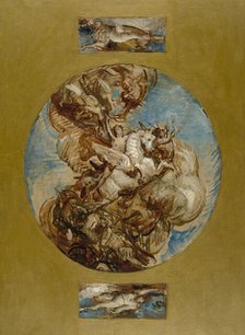 Esquisse pour le salon des Arts à l'Hôtel de Ville de Paris : La glorification de l'Art, c.1888. Creator: Leon Joseph Florentin Bonnat.
