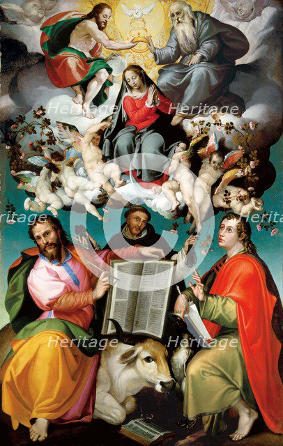 The Coronation of the Virgin, c1580.