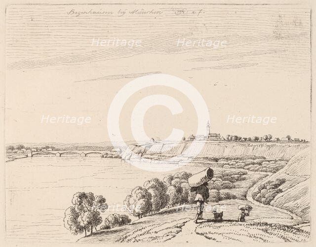 Bogenhausen, 1818. Creator: Wilhelm von Kobell.