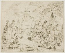 Troops Resting, 1720–25. Creator: Jean-Baptiste Pater.