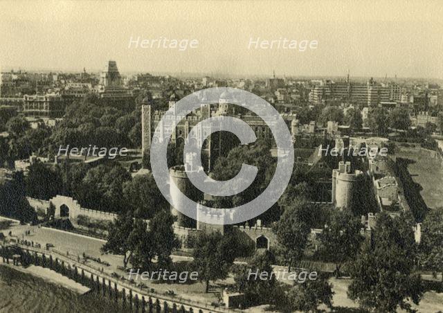 'Tower of London. General View from the South', c1920. Creator: Unknown.