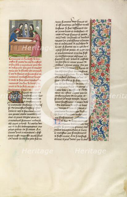 The Duchess of Lancaster Burying her Husband in the Cathedral of Seville, c1390s, about 1480-1483. Creator: Unknown.