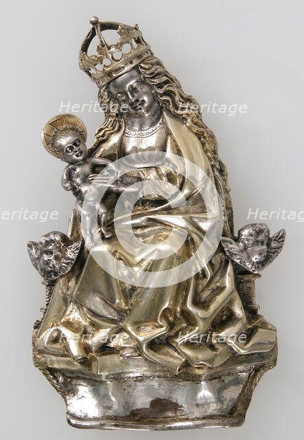 Badge with the Virgin and Child, German, ca. 1500. Creator: Unknown.