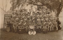 The Battalion Band of the First Battalion, The Queen's Own Royal West Kent Regiment. Poona, India, 1 Artist: Unknown