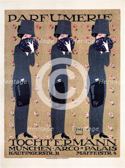 Parfumerie Tochtermann, 1910. Artist: Hohlwein, Ludwig (1874-1949)