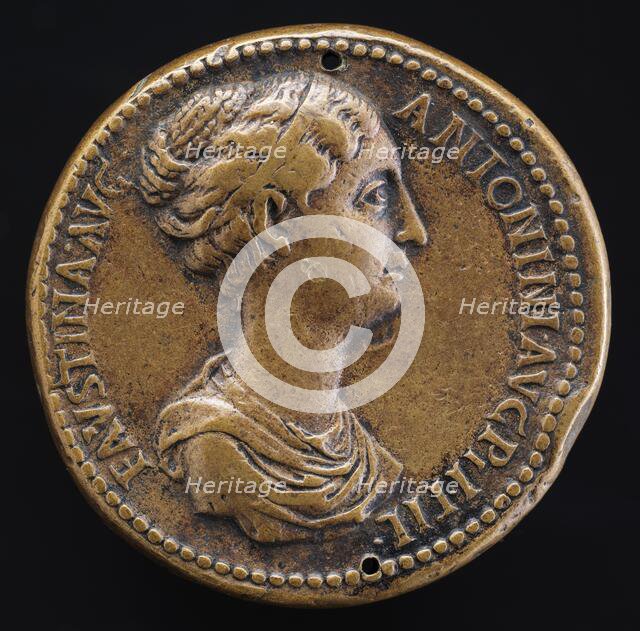 Faustina Junior, died A.D. 176, Wife of Marcus Aurelius [obverse]. Creator: Giovanni da Cavino.