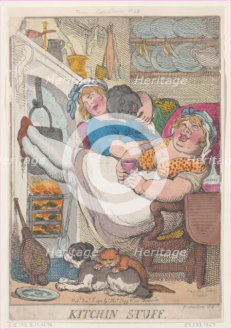 Kitchin Stuff, November 1, 1810., November 1, 1810. Creator: Thomas Rowlandson.