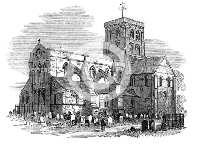 Shoreham Church, Sussex, 1872. Creator: Unknown.