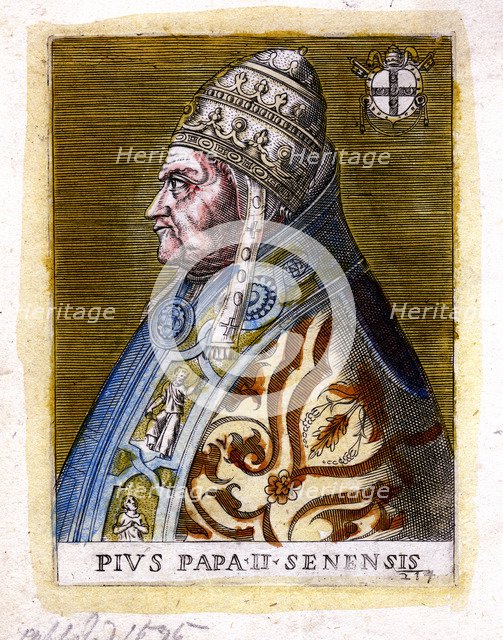 Pope Pius II, (c19th century). Artist: Unknown