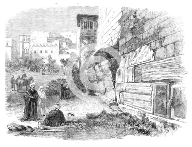 The Explorations at Jerusalem: Robinson's Arch, Haram Wall, 1869. Creator: Unknown.