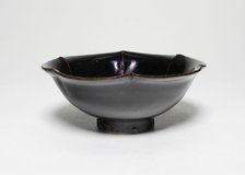 Bowl with Foliate Rim and White Ribs, Song dynasty (960-1279). Creator: Unknown.