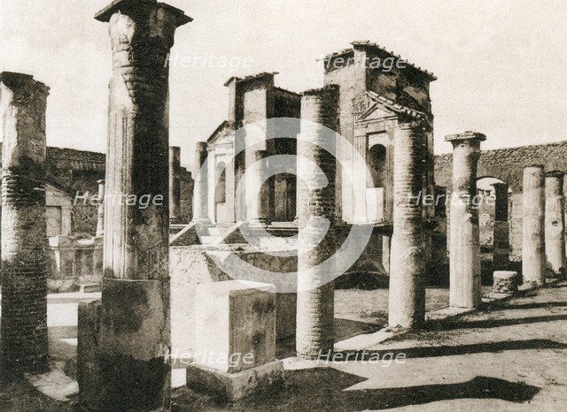 Tempio d'Iside, Pompeii, Italy, c1900s. Creator: Unknown.