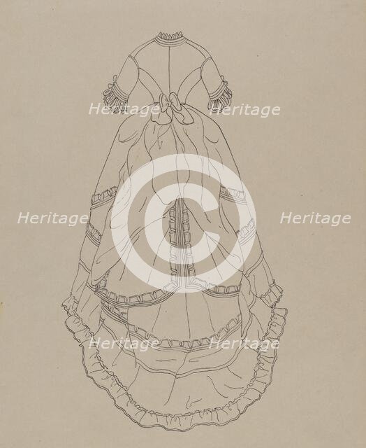 Dress, c. 1940. Creator: Nancy Crimi.