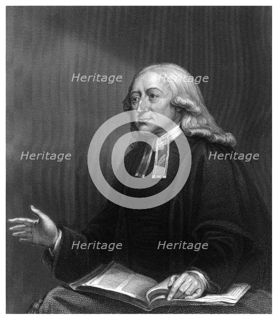 John Wesley, 18th century English non-conformist preacher.Artist: W Holl