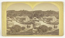 Ticonderoga - Lower Falls, North Side, 1870/76. Creator: Seneca Ray Stoddard.