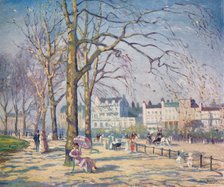 'Spring in Hyde Park', c1910. Artist: Alice Maud Fanner.