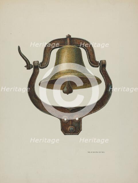 Dinner Bell, 1940. Creator: William Kieckhofel.
