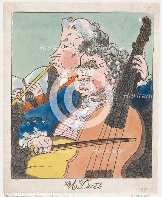 A Duet, 1785 (?)., 1785 (?). Creator: Unknown.