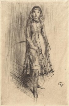 Florence Leyland, c. 1873. Creator: James Abbott McNeill Whistler.