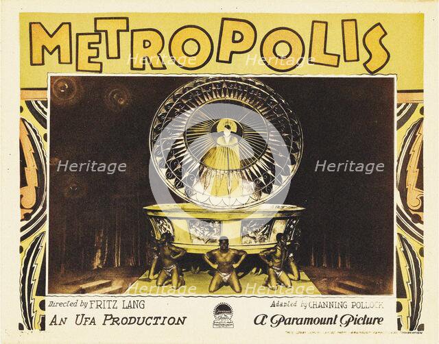 Lobby Card "Metropolis" by Fritz Lang, 1927. Creator: Anonymous.