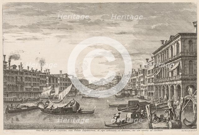 Views of Venice: Rialto, 1741. Creator: Michele Marieschi (Italian, 1710-1743).