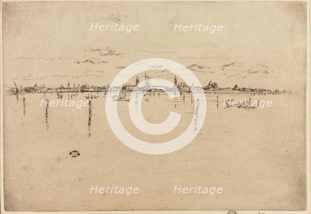 The Little Venice, 1879-1880. Creator: James Abbott McNeill Whistler.