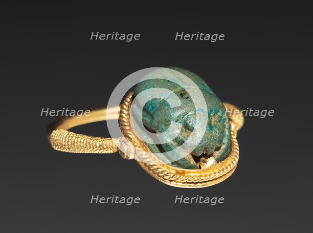 Scarab Ring, 1540-1069 BC. Creator: Unknown.