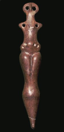 Late Neolithic female figure from Romania, 40th century BC. Artist: Unknown