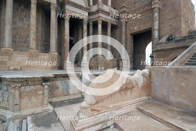 Libya, Sabratha, Theatre, 2007. Creator: Ethel Davies.