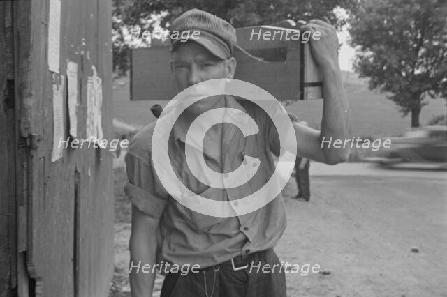 Carpenter, Westmoreland County, Pennsylvania, 1935. Creator: Walker Evans.