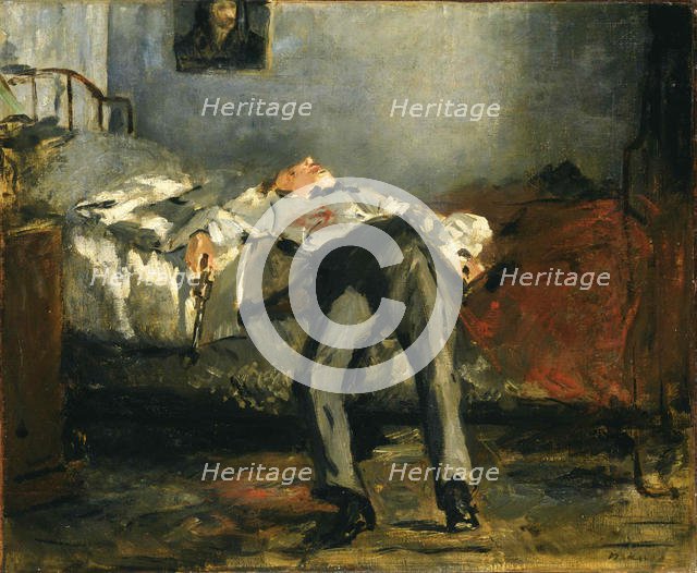 Le Suicidé, ca 1877. Creator: Manet, Édouard (1832-1883).