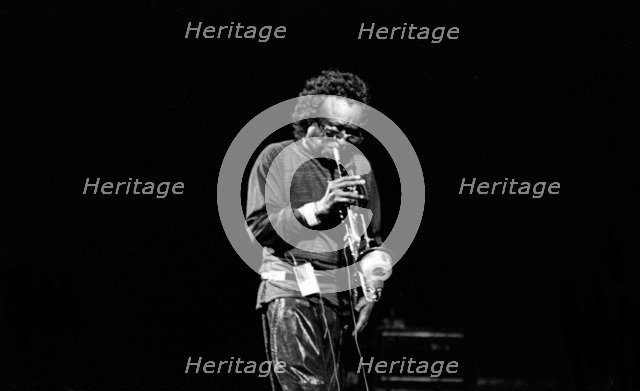 Miles Davis, RFH, London, 1989.  Artist: Brian O'Connor.