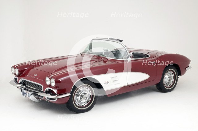 1961 Chevrolet Corvette C1 Convertible Artist: Unknown.