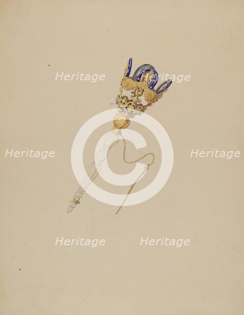 Bouquet Holder, c. 1936. Creator: Doris Beer.