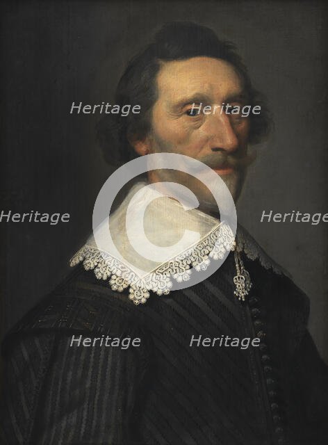 The Dutch Poet and Historian Pieter Cornelisz Hooft (1581-1647), 1638. Creator: Michiel van Mierevelt.
