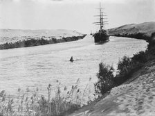 Suez Canal, between c1910 and c1915. Creator: Bain News Service.