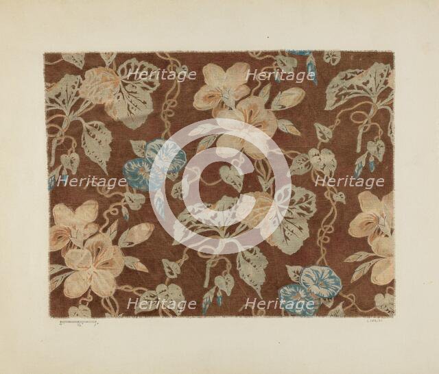 Printed Cotton, c. 1941. Creator: Ernest Capaldo.