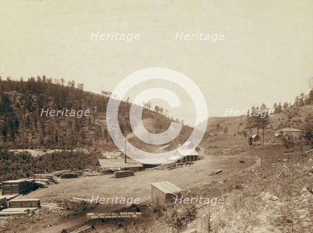 Dobbin's Mills, Black Hills, Dak, 1890. Creator: John C. H. Grabill.