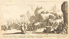 The Crossing of the Red Sea, 1629. Creator: Jacques Callot.