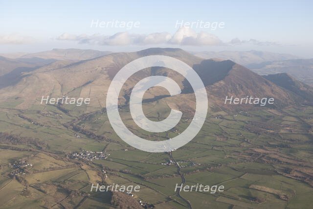 Skiddaw from the north-west, Cumbria, 2015. Creator: Historic England.