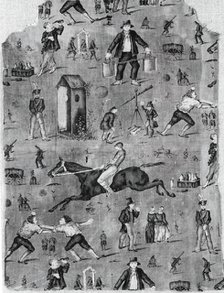Panel (Furnishing Fabric), England, c. 1820. Creator: Unknown.