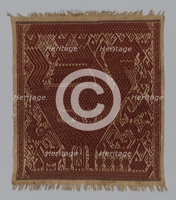 Tampan (Ceremonial Cloth), Indonesia, 19th century. Creator: Unknown.