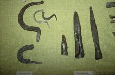 Iron Implements from the Celtic, Iron Age, Oppidum at Manching, Germany, 1st century BC. Artist: Unknown.