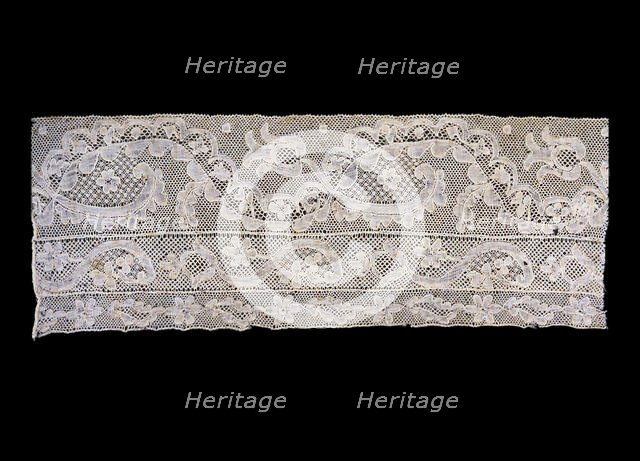 Fragment (Three Joined Strips), Flanders, 1750/75. Creator: Unknown.