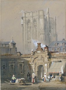 The Old Tower, Cologne Cathedral, early 19th century. Artist: Samuel Prout.